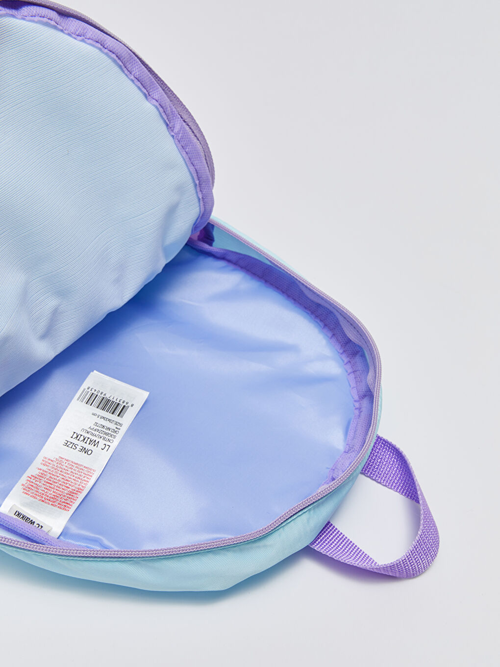 Mavi Baskılı Kız Çocuk Sırt Çantası-3