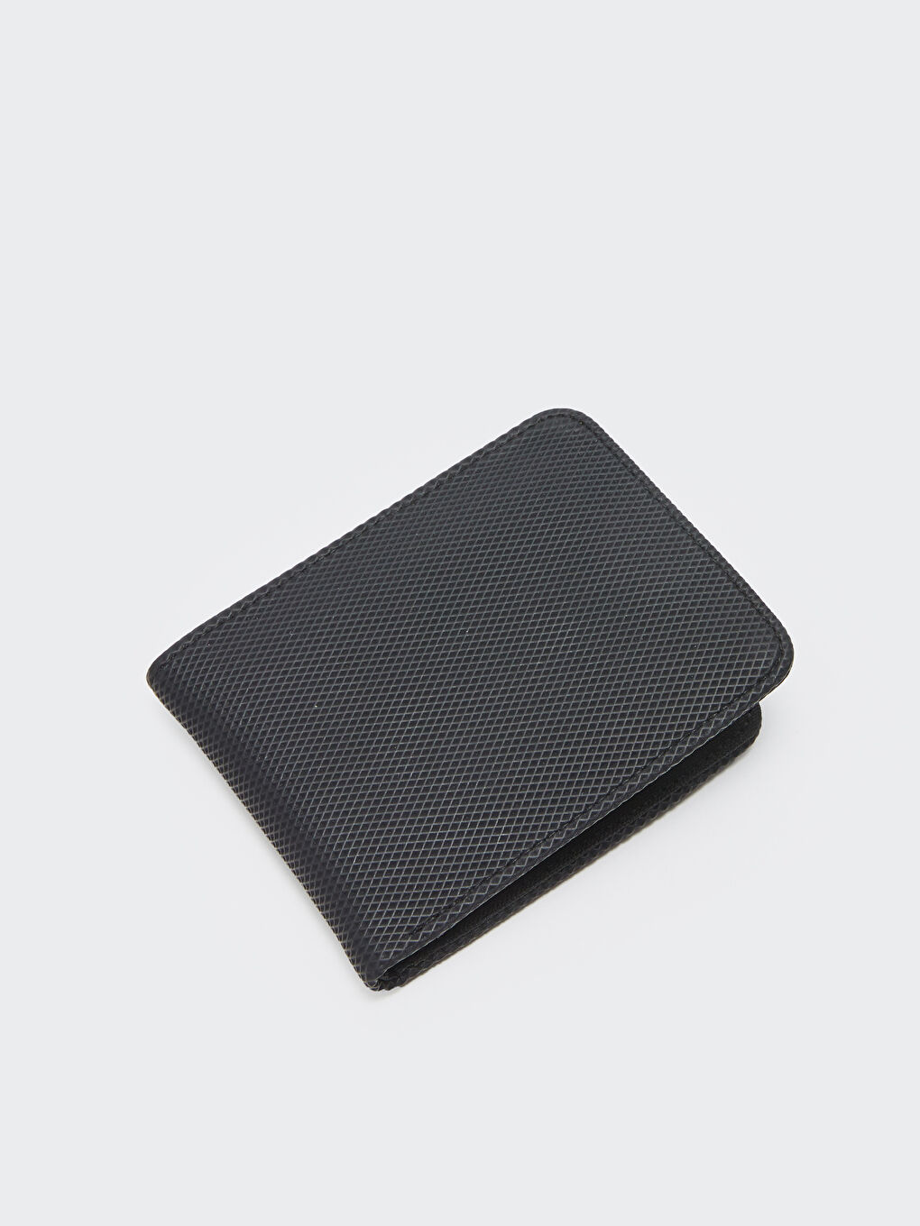 Siyah Deri Görünümlü Erkek Cüzdan-1