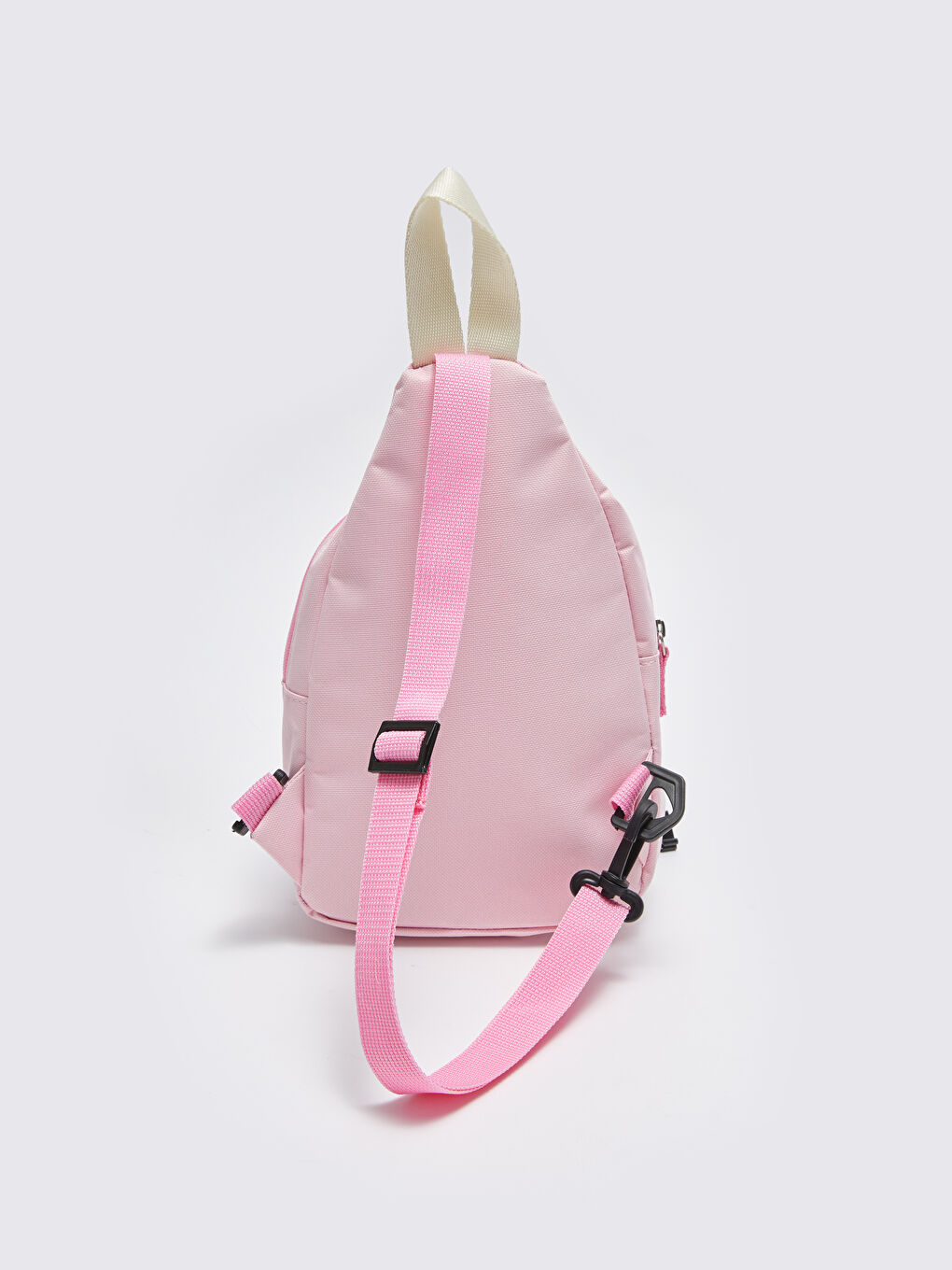 Pembe Nakış Detaylı Kız Çocuk Göğüs Çantası-1