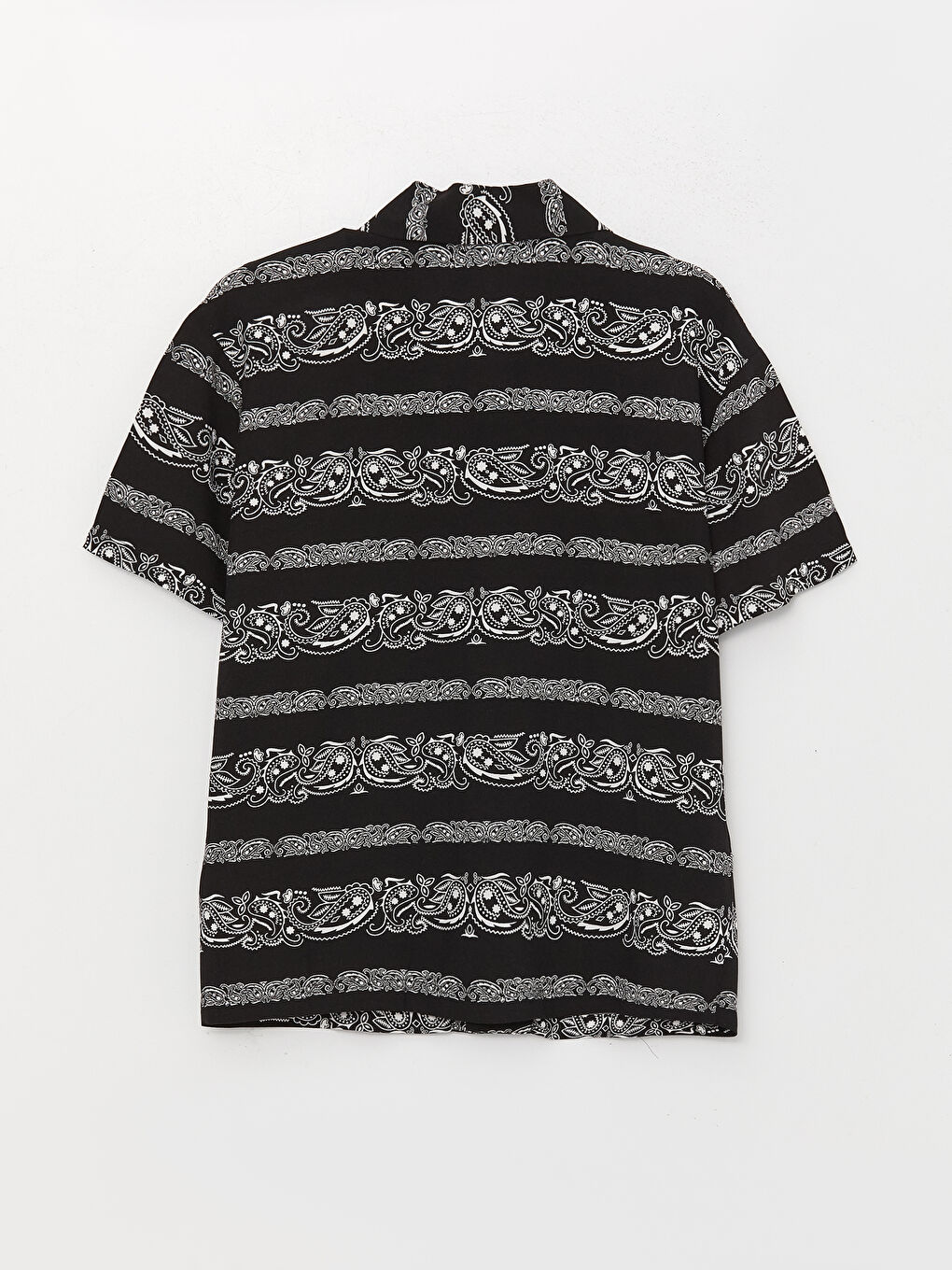 Relaxed Fit Patterned Boys' Shirt -S3GB94Z4-RQL