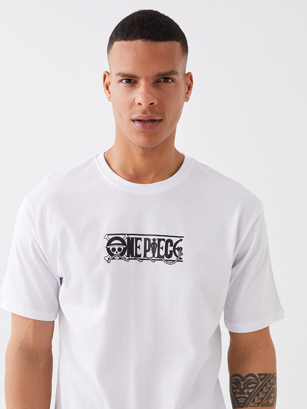 XSIDE Crew Neck Short Sleeve One Piece Printed Jersey Men's T