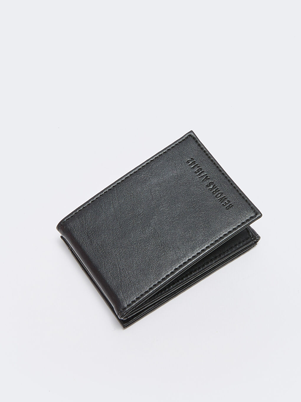 Siyah Deri Görünümlü Erkek Cüzdan-1