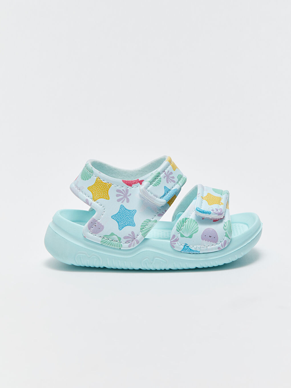 Sandale Imprimate cu Închidere cu Bandă Velcro pentru Bebeluși Fete-1