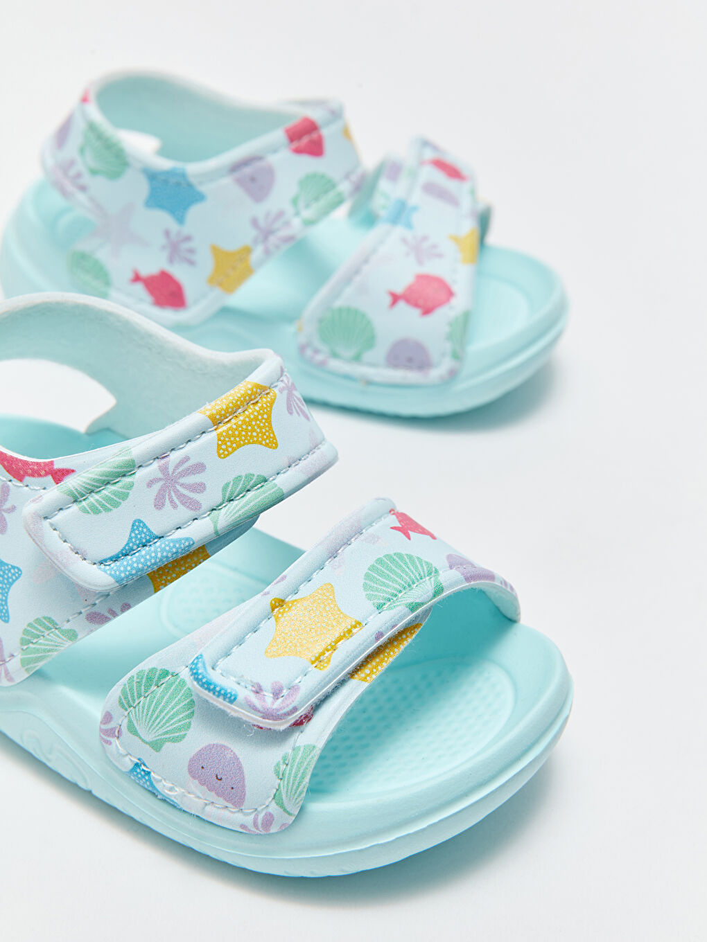 Sandale Imprimate cu Închidere cu Bandă Velcro pentru Bebeluși Fete-2