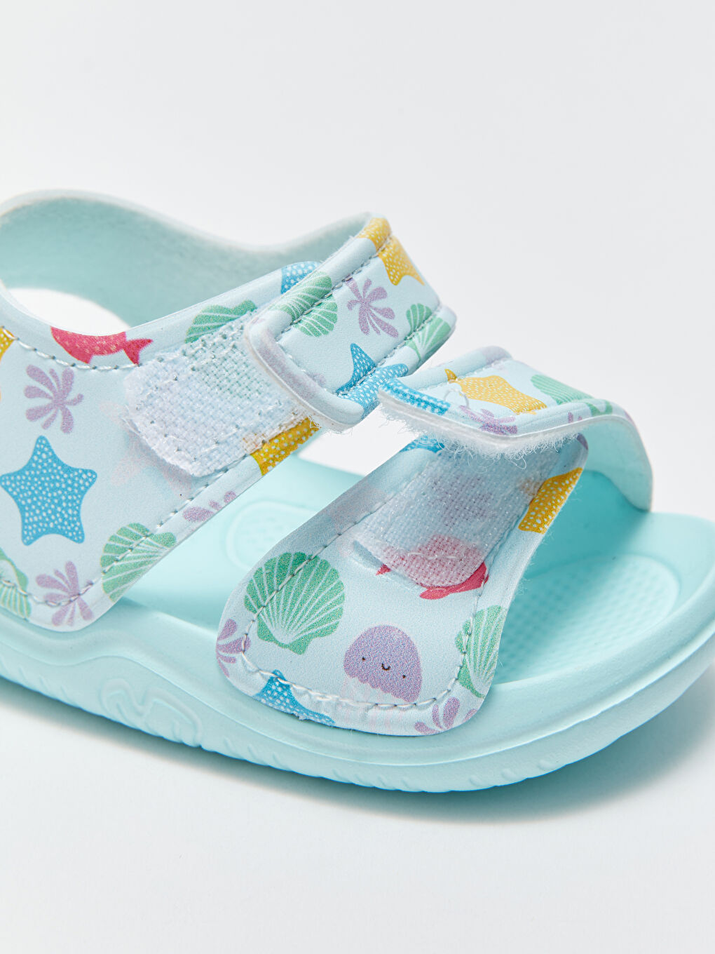 Sandale Imprimate cu Închidere cu Bandă Velcro pentru Bebeluși Fete-5