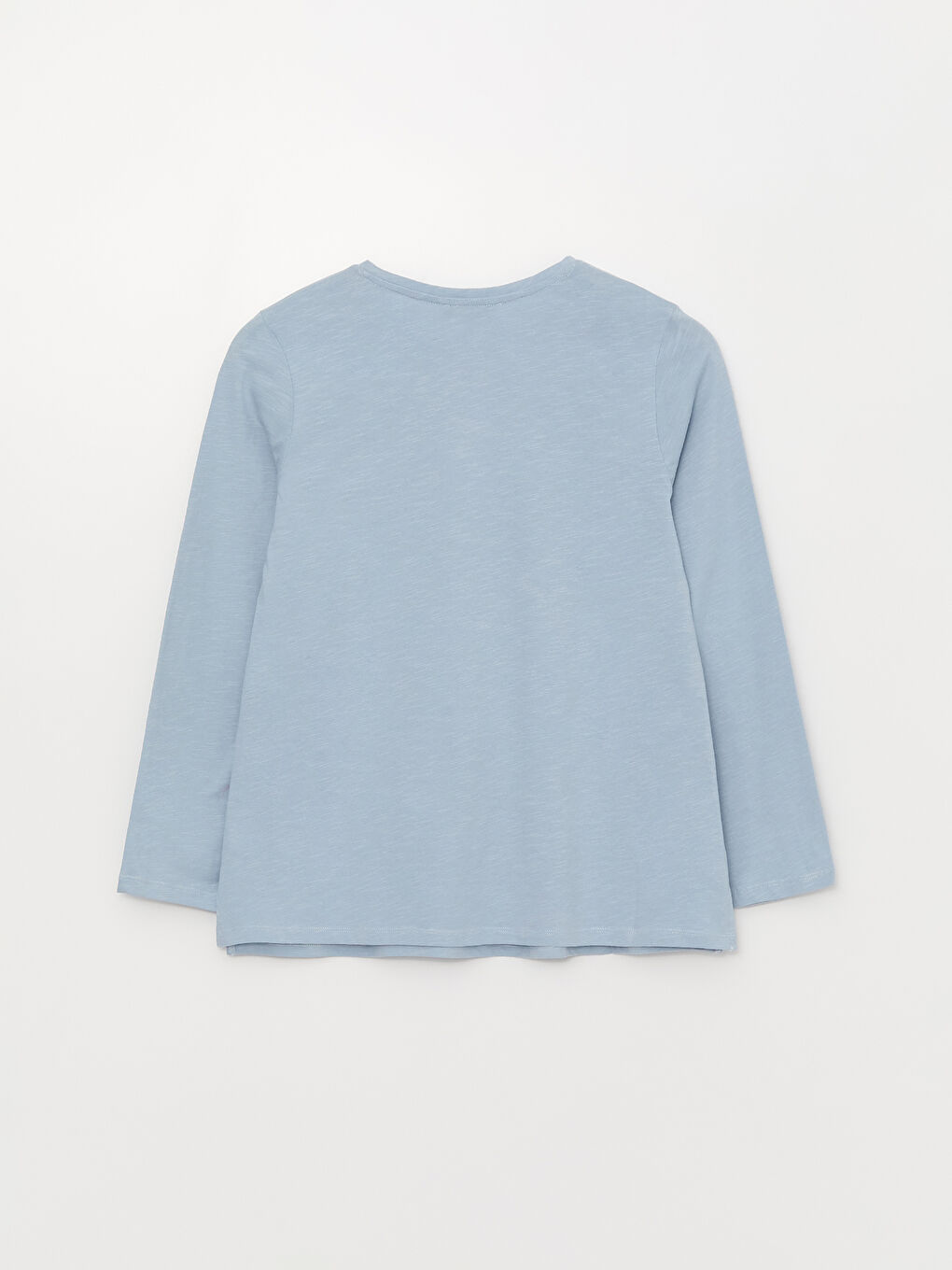 T-shirt à manches longues imprimé à col rond pour Femmes-6