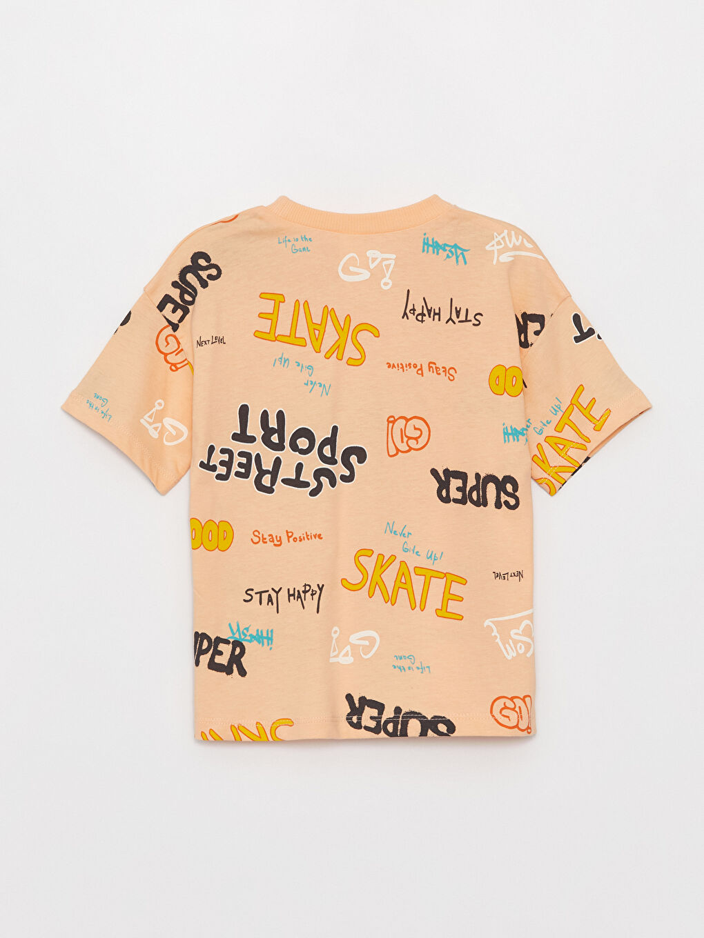 Mercan Bisiklet Yaka Kısa Kollu Baskılı Erkek Bebek Tişört ve Eşofman Alt 2'li Takım-3