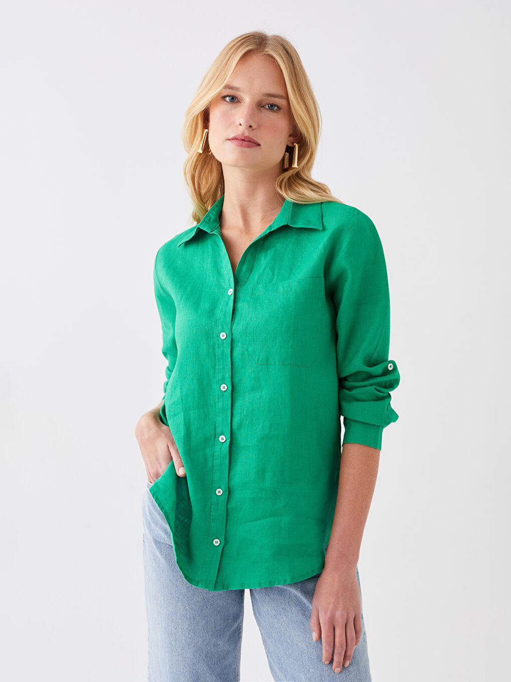 Cămașă VERDE Femeie