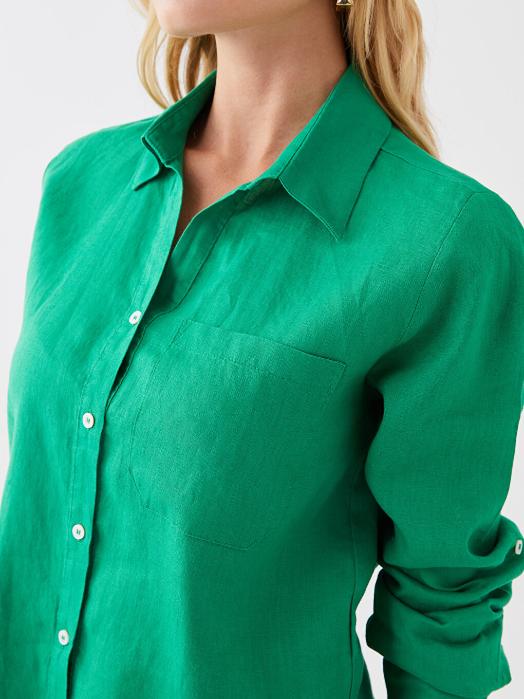 Cămașă VERDE Femeie-3