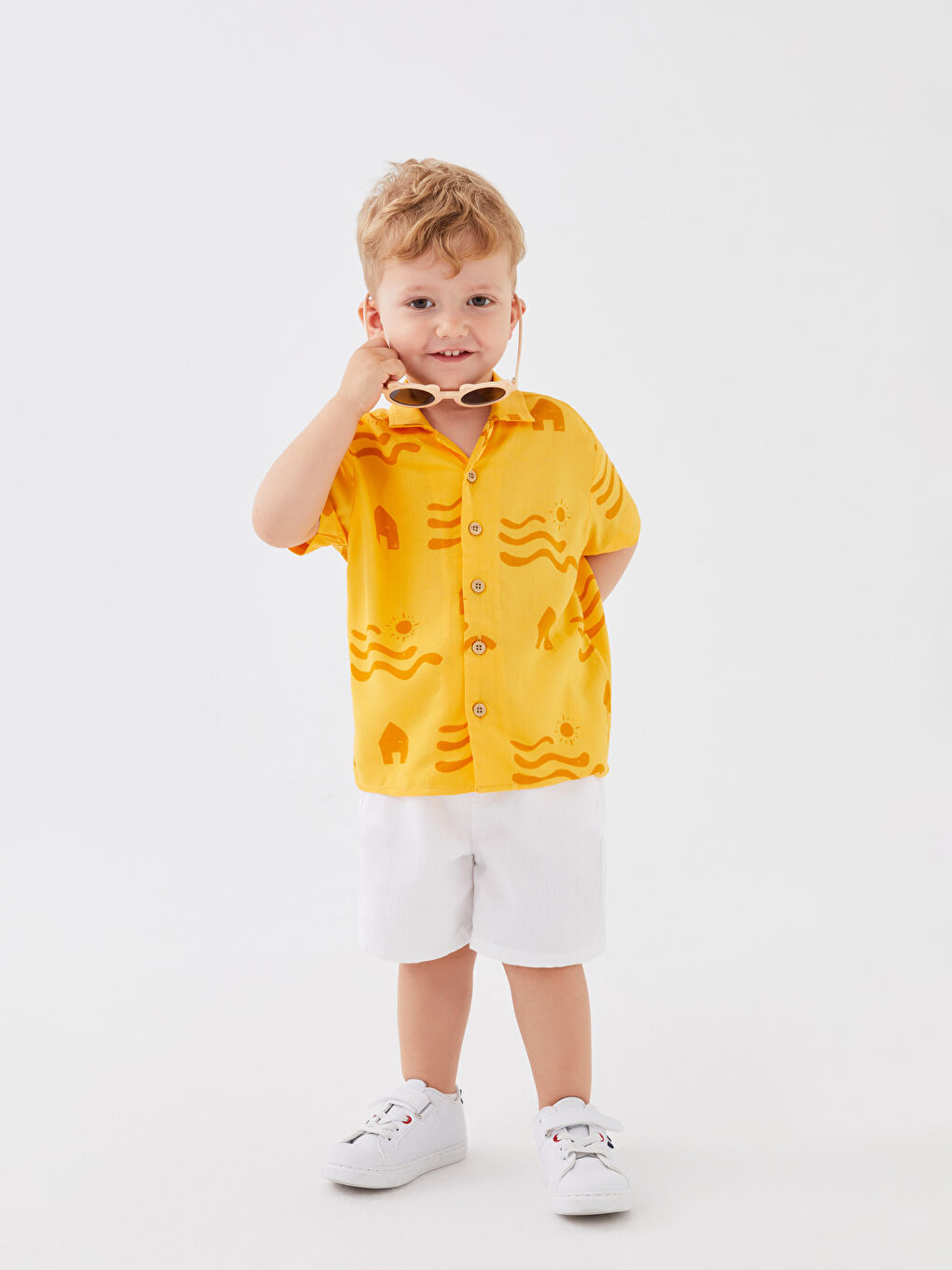 Shorts pour Garçons Bébé à Taille Élastiquée