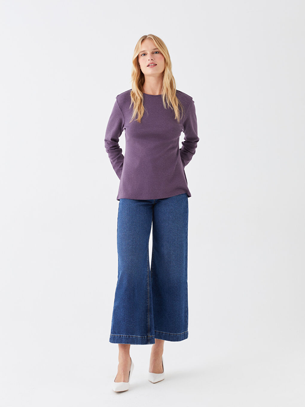 LC Waikiki Crew Neck Women's Bodysuit -S3GD32Z8-LCP