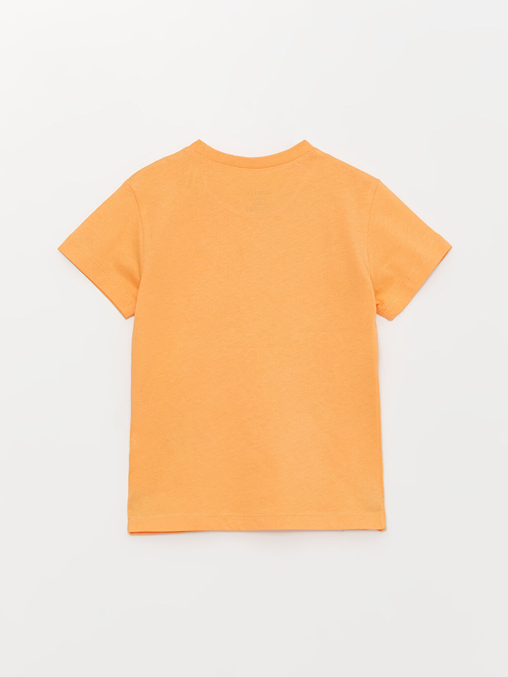 Turuncu Bisiklet Yaka Kısa Kollu Baskılı Erkek Bebek Tişört-1