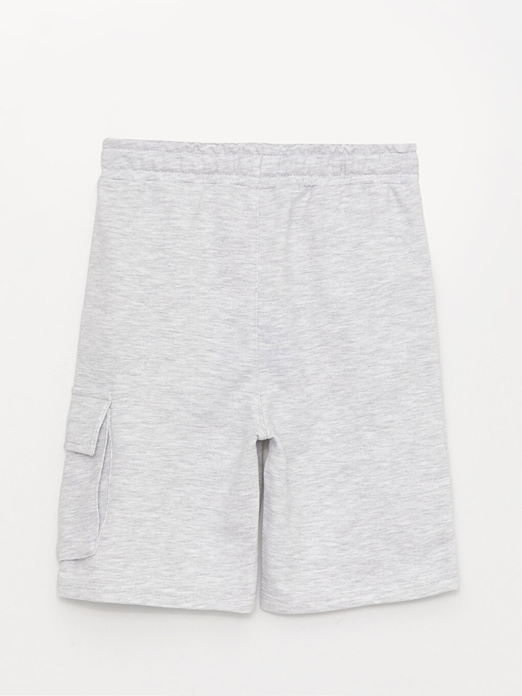 Gri Beli Lastikli Basic Erkek Çocuk Şort-1