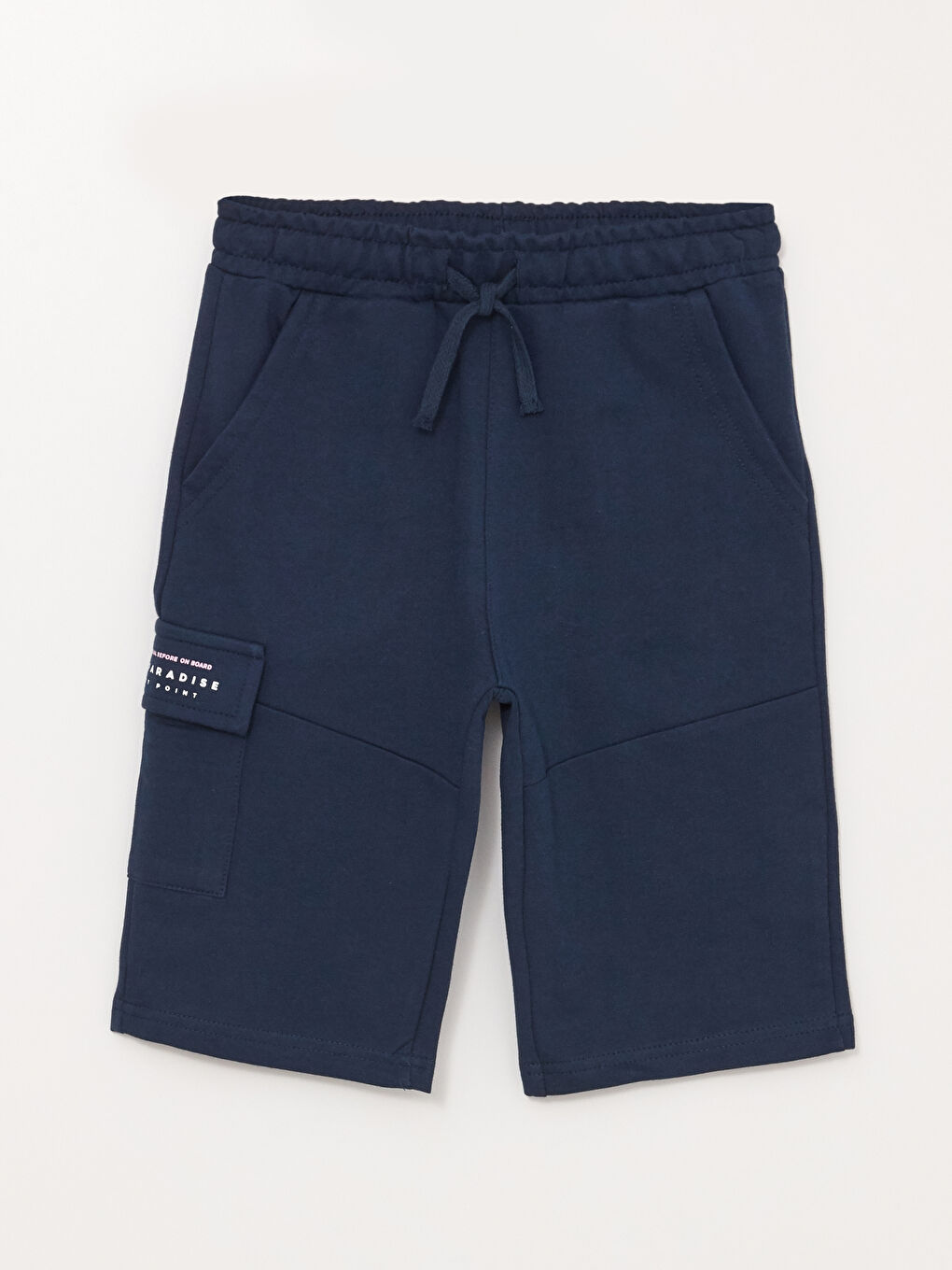 Lacivert Beli Lastikli Baskılı Erkek Çocuk Roller