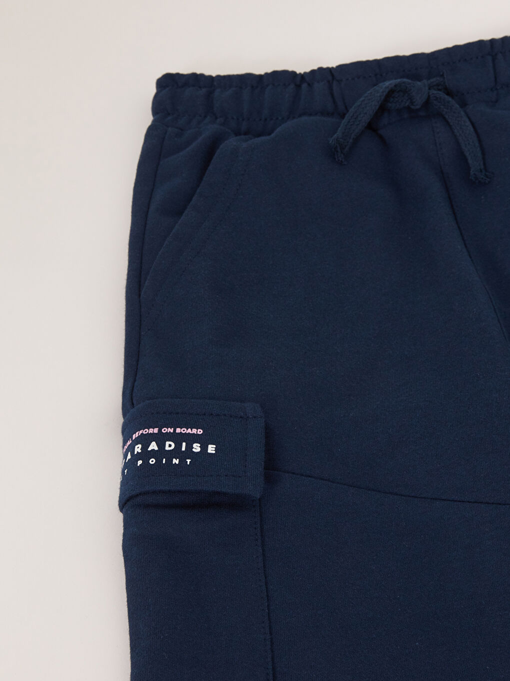 Lacivert Beli Lastikli Baskılı Erkek Çocuk Roller-1