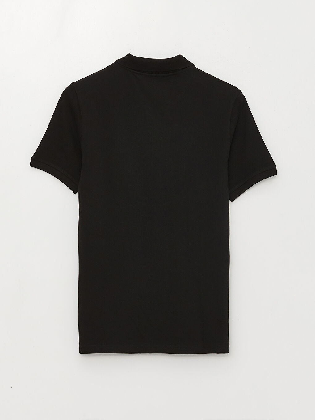 T-shirt en piqué à manches courtes et col polo pour homme-6