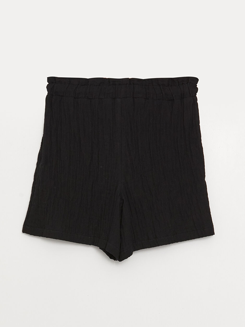 Elastic Waist Comfortable Fit Plain Muslin Women's Shorts -S3GD92Z8-CVL