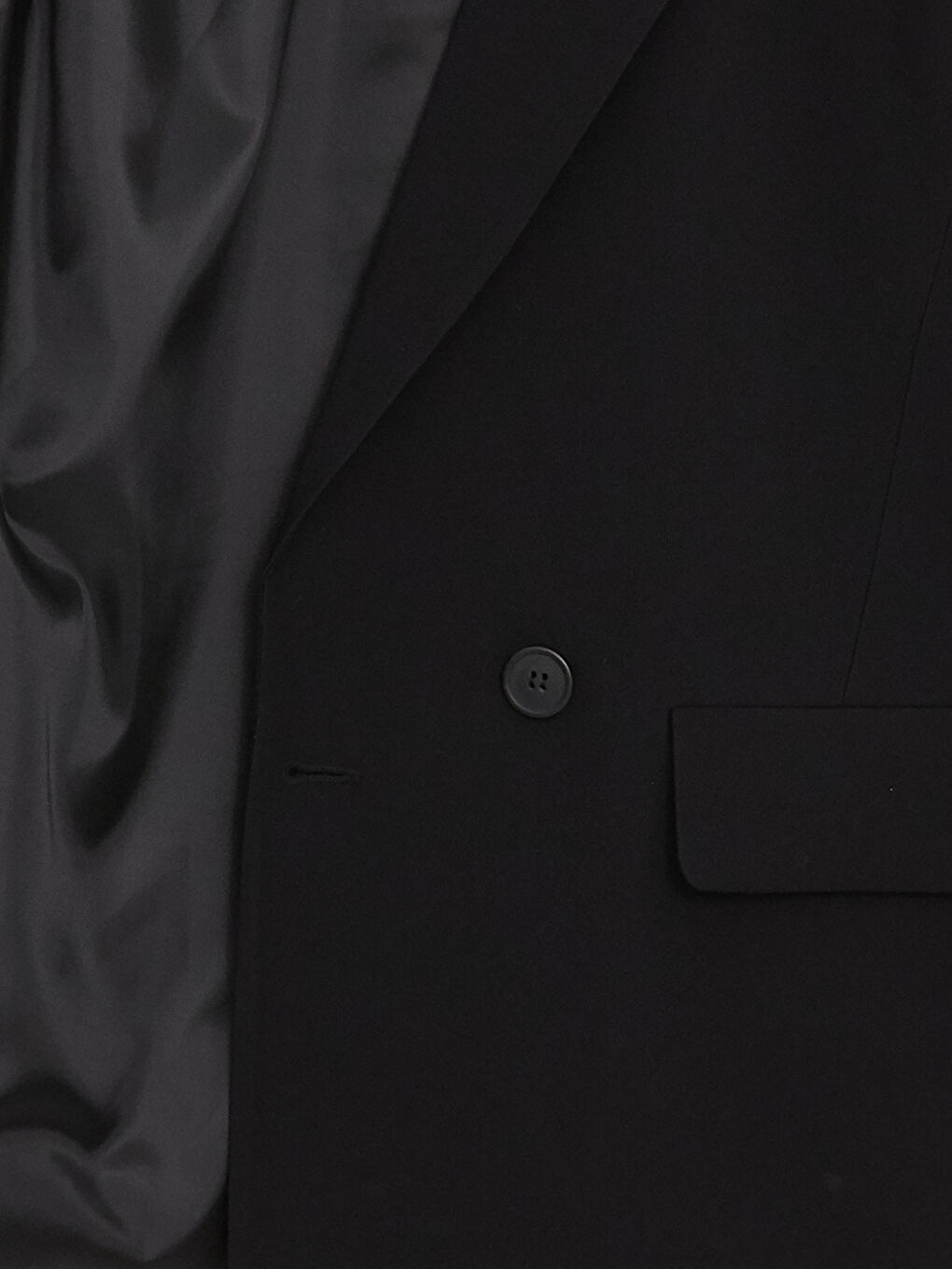 Siyah Düz Uzun Kollu Kadın Blazer Ceket-7