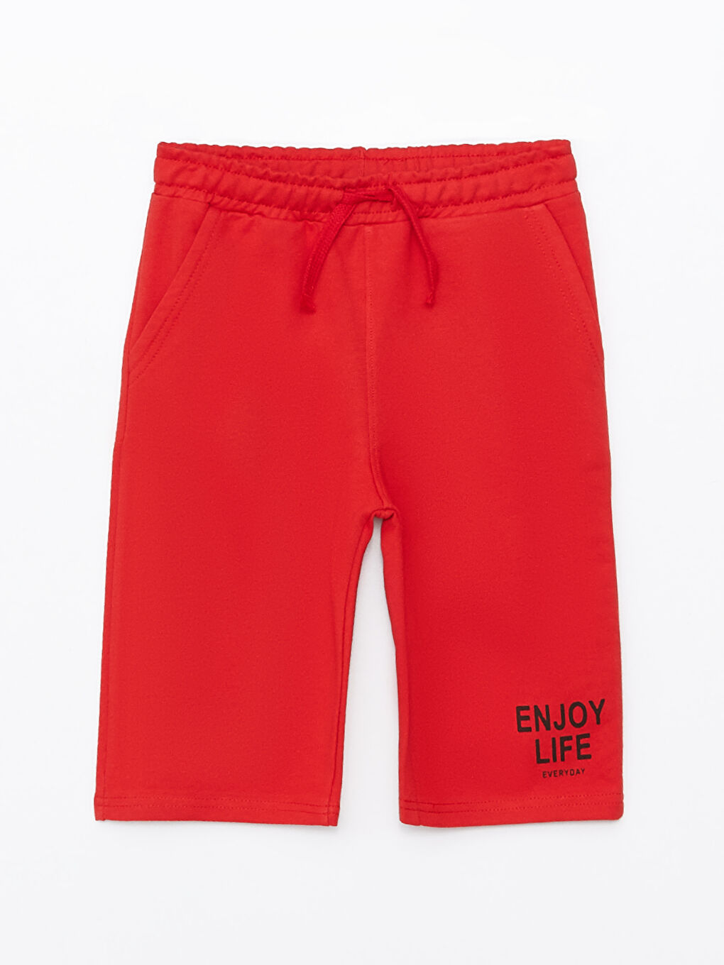 Kırmızı Beli Lastikli Baskılı Erkek Çocuk Roller