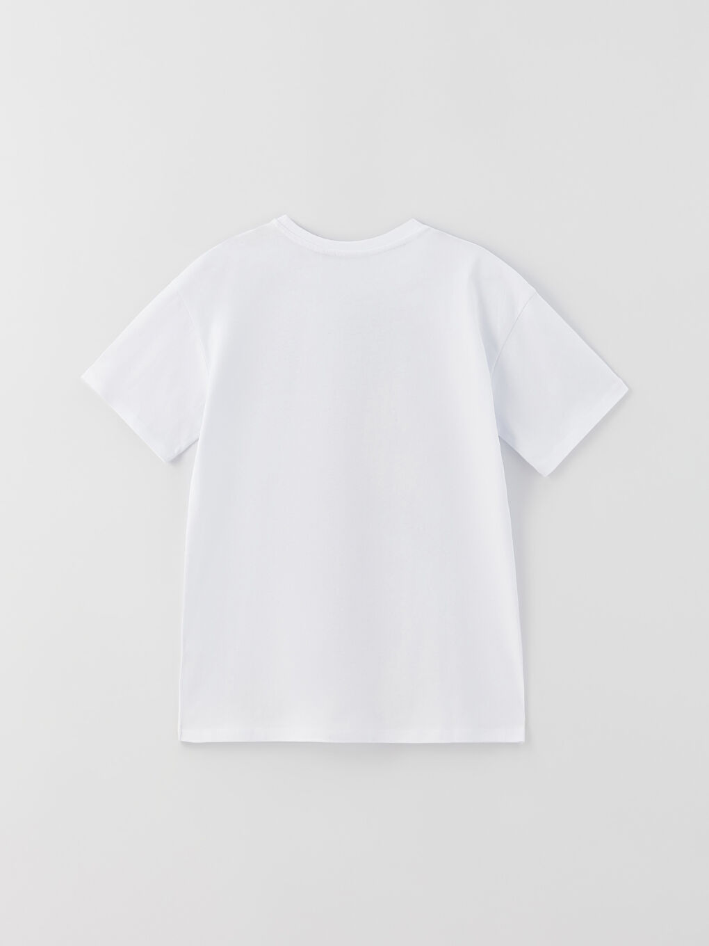 Women's Crew Neck Mickey Mouse Printed T-Shirt-6
