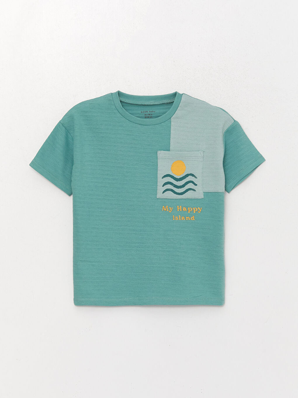 Tricou pentru Bebeluși Băieți cu Guler Rotund Imprimat