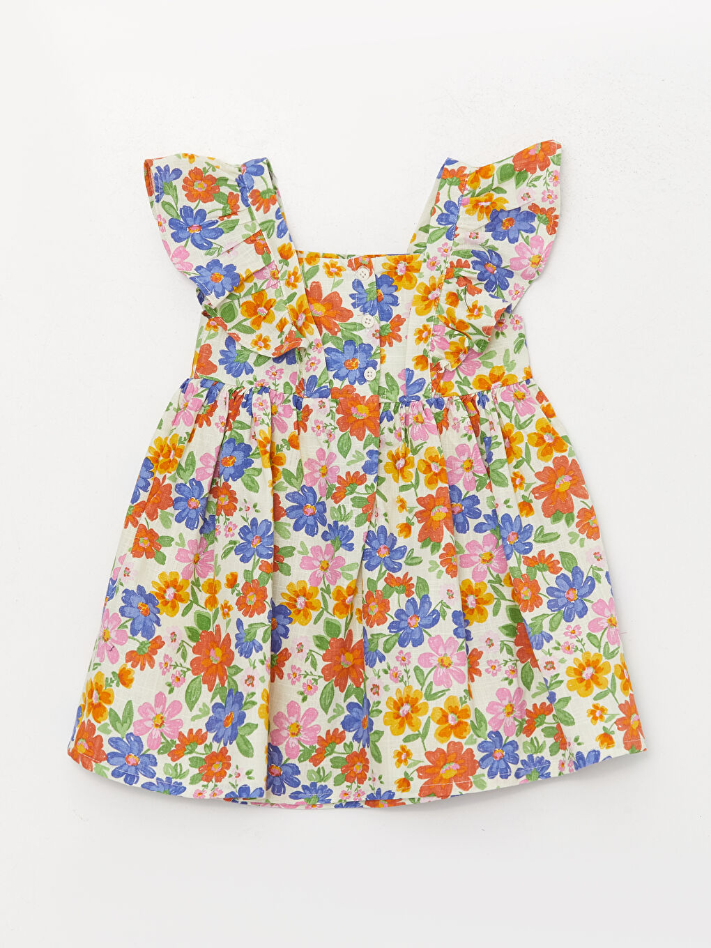 Қыздар сұрғыштау-қою сары Көйлек-1