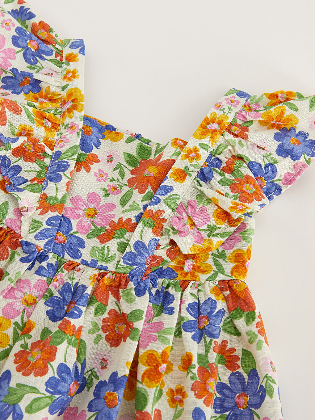 Қыздар сұрғыштау-қою сары Көйлек-2