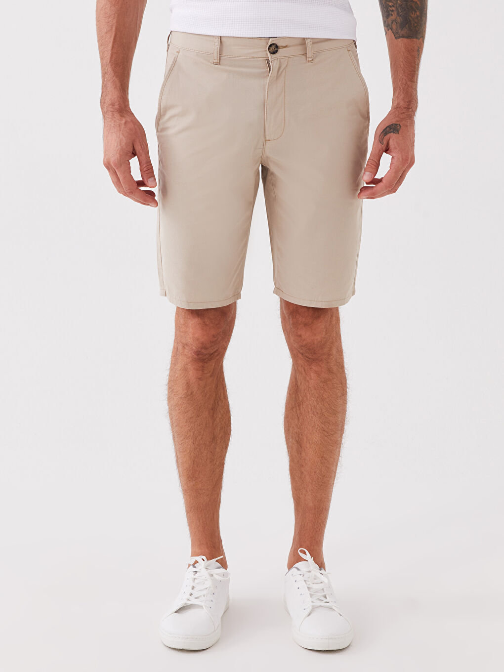 Standard Pattern Gabardine Men's Shorts -S3GE41Z8-S2N
