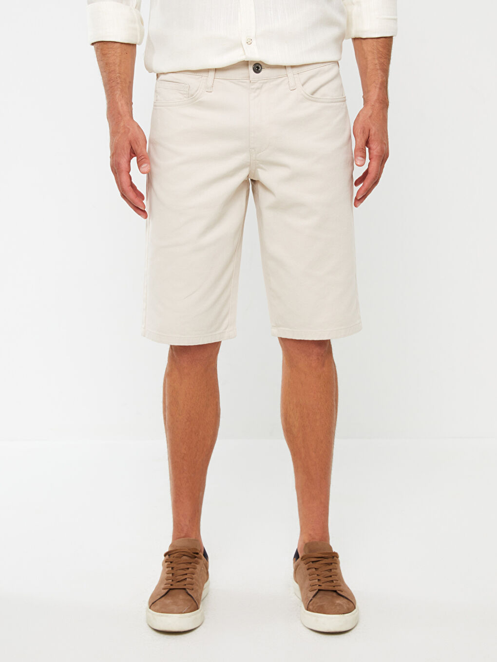 Slim Fit Mens Bermuda Shorts -S3GE43Z8-FZJ