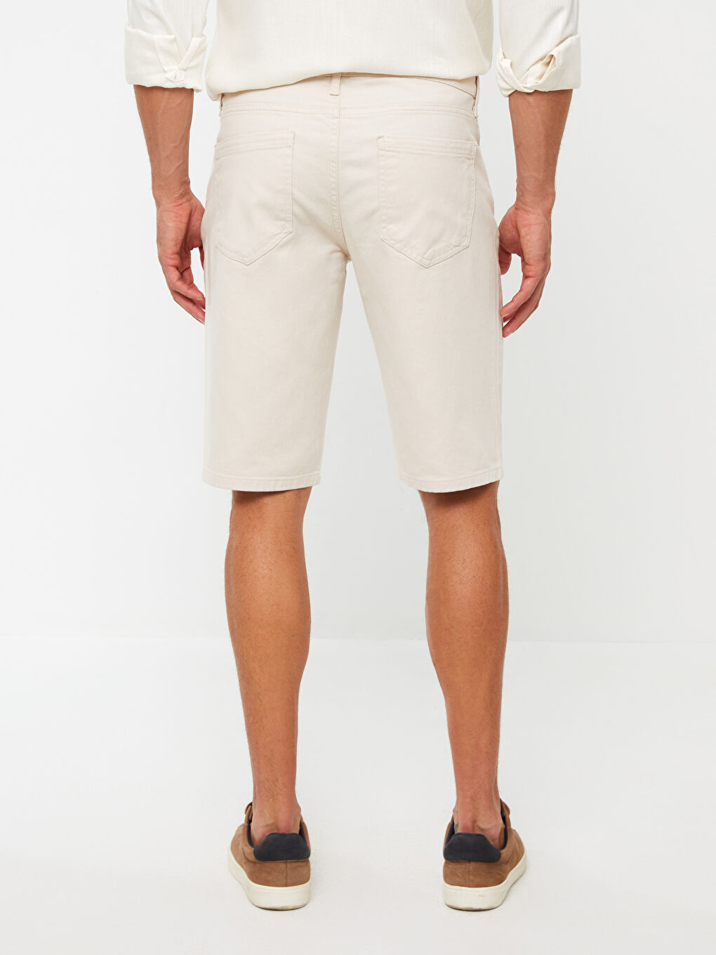 Slim Fit Mens Bermuda Shorts -S3GE43Z8-FZJ
