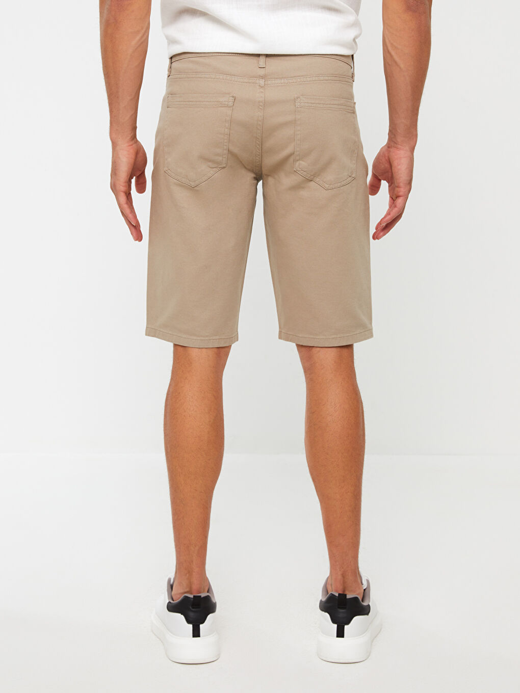 Slim Fit Mens Bermuda Shorts -S3GE43Z8-PWN