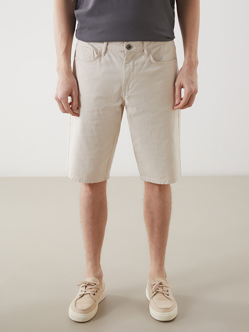 Slim Fit Mens Bermuda Shorts -S3GE43Z8-FZJ