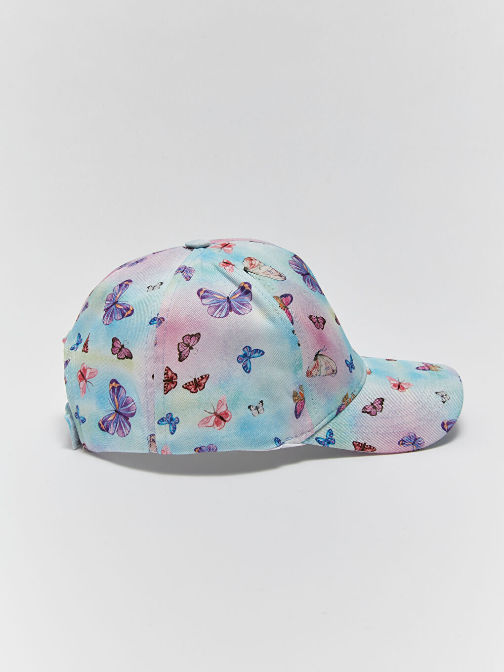 Karışık Baskılı Kız Çocuk Kep Şapka-2