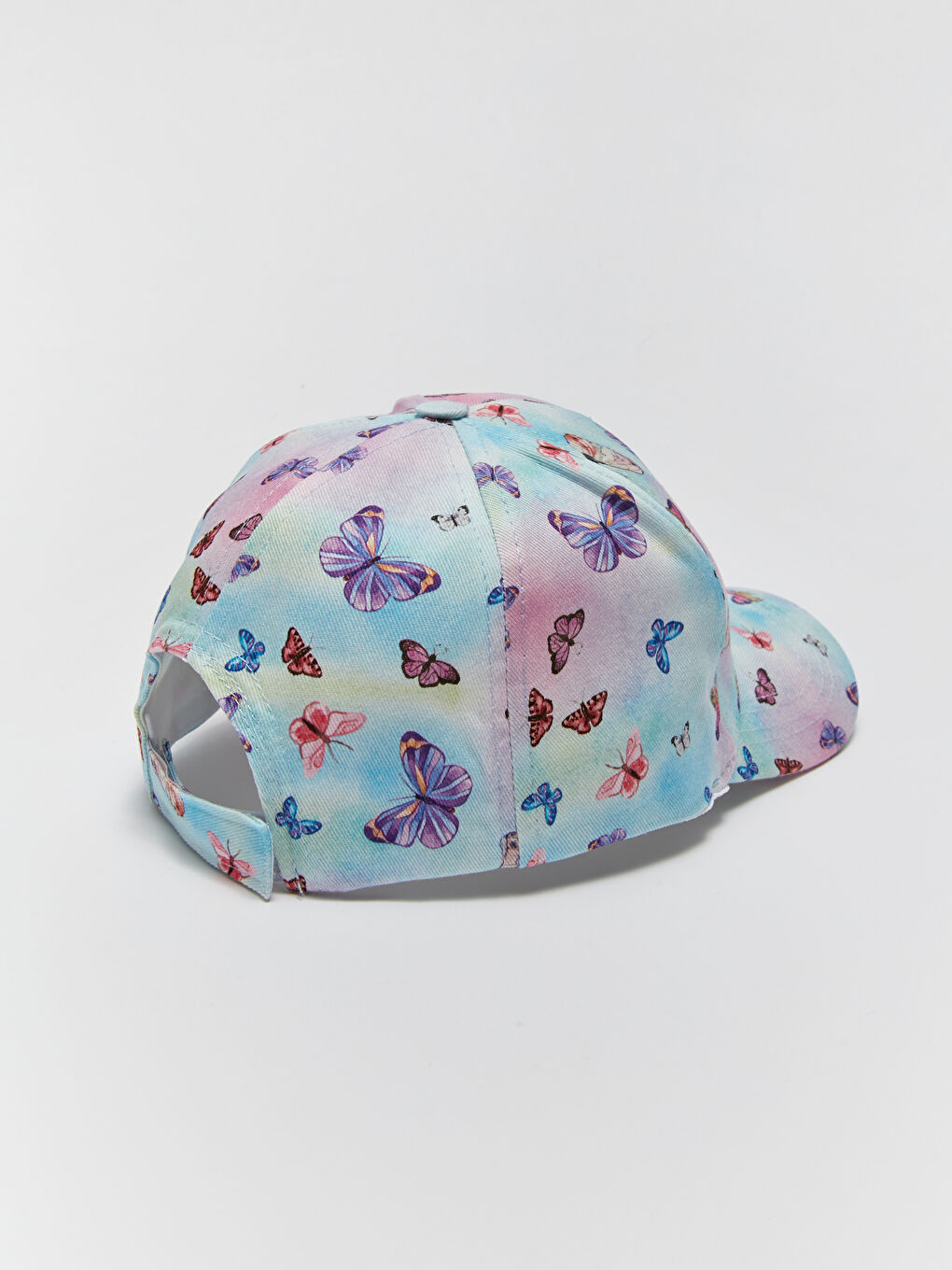 Karışık Baskılı Kız Çocuk Kep Şapka-3