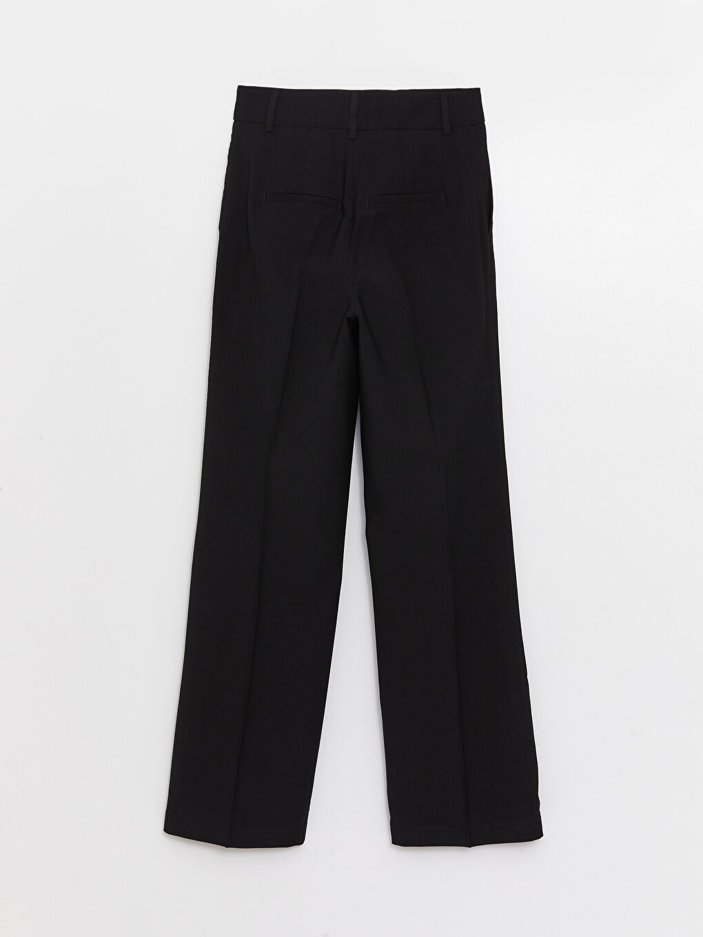 Comfortable Fit Plain Wide Leg Women's Trousers-6