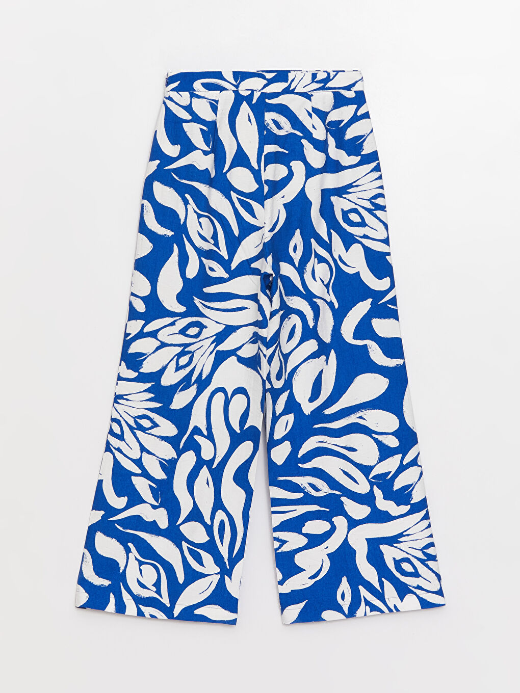 Comfortable Pattern Patterned Wide Leg Women's Trousers-6