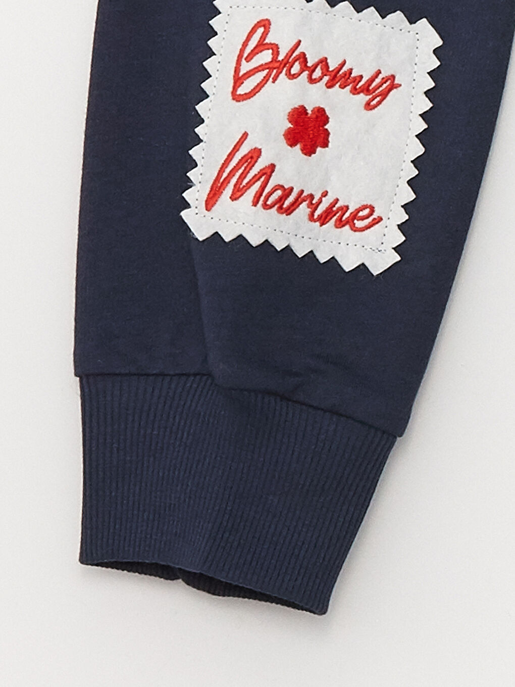 Crew Neck Embroidered Long Sleeve Women's Sweatshirt-6