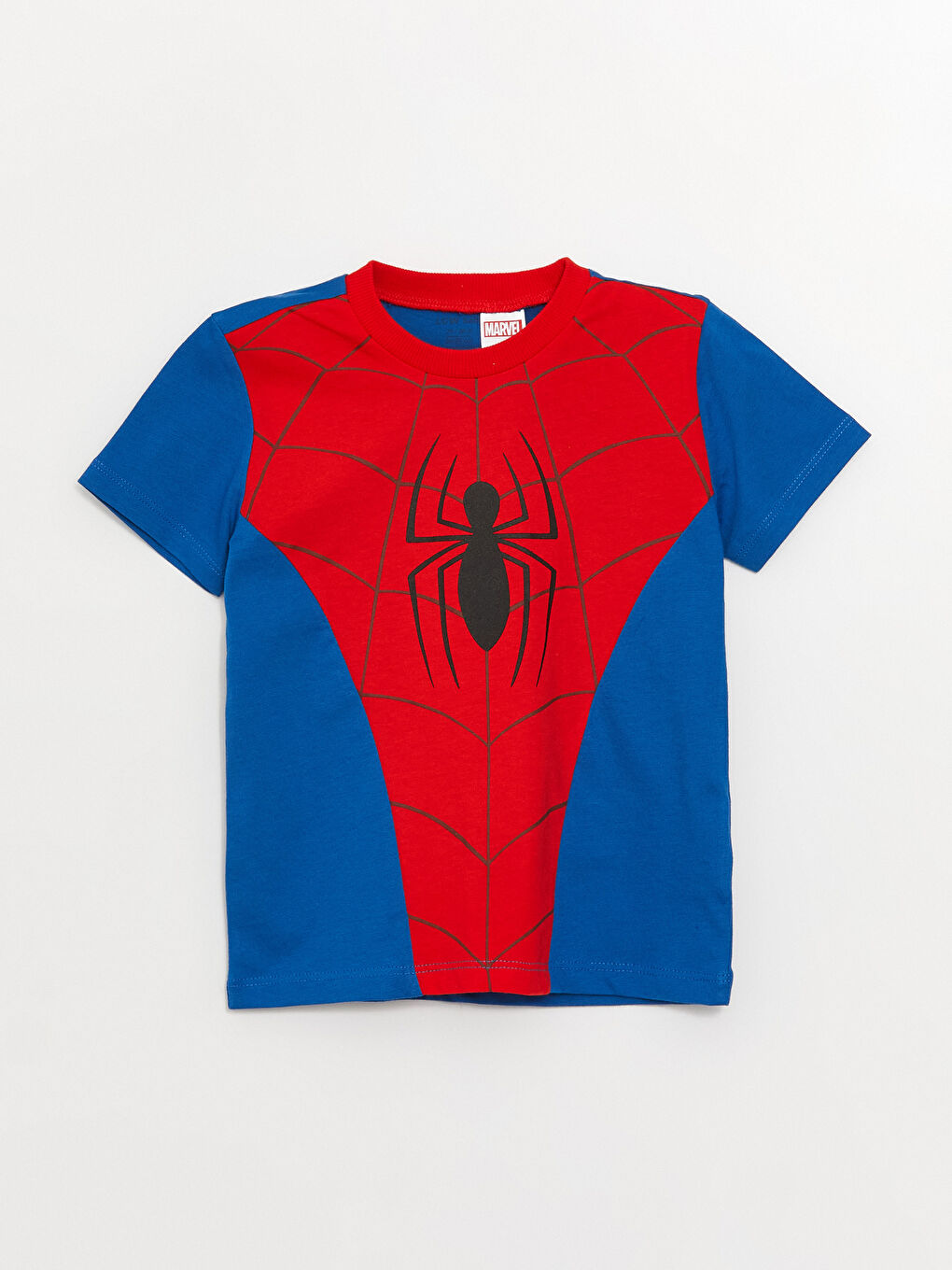 Футболка с круглым вырезом и коротким рукавом с принтом Человека-паука и шорты для малыша мальчика, комплект из 2 предметов-1