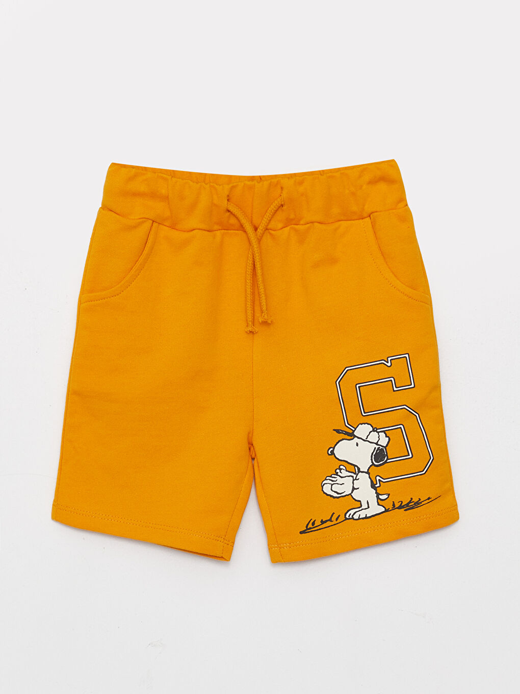 Shorts pour Garçons Bébé Imprimés Snoopy à Taille Élastiquée