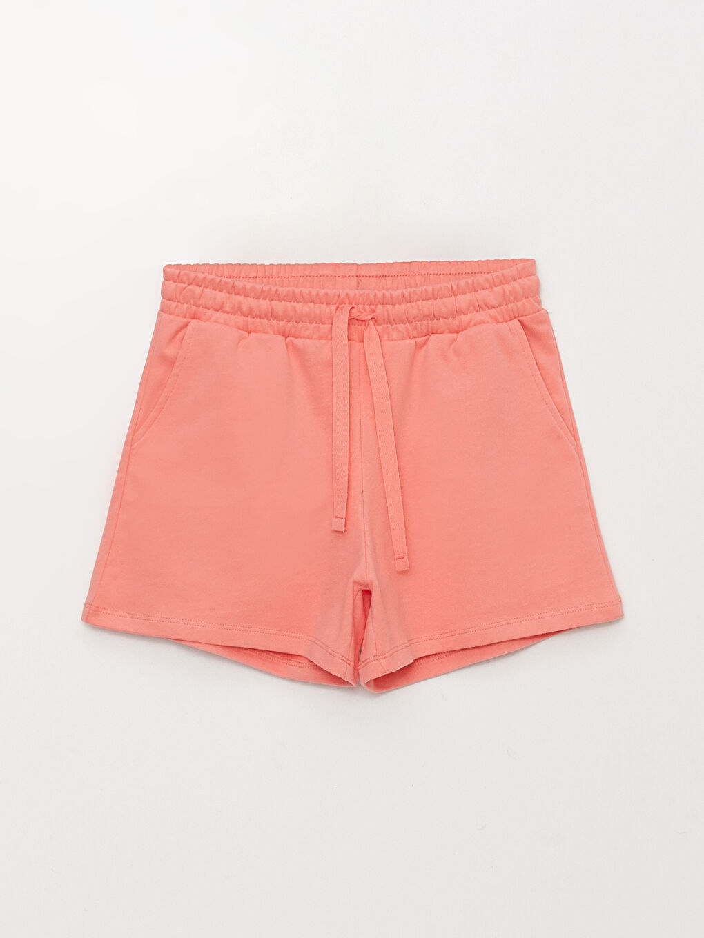 Mercan Kadın Beli Lastikli Düz Şort-5