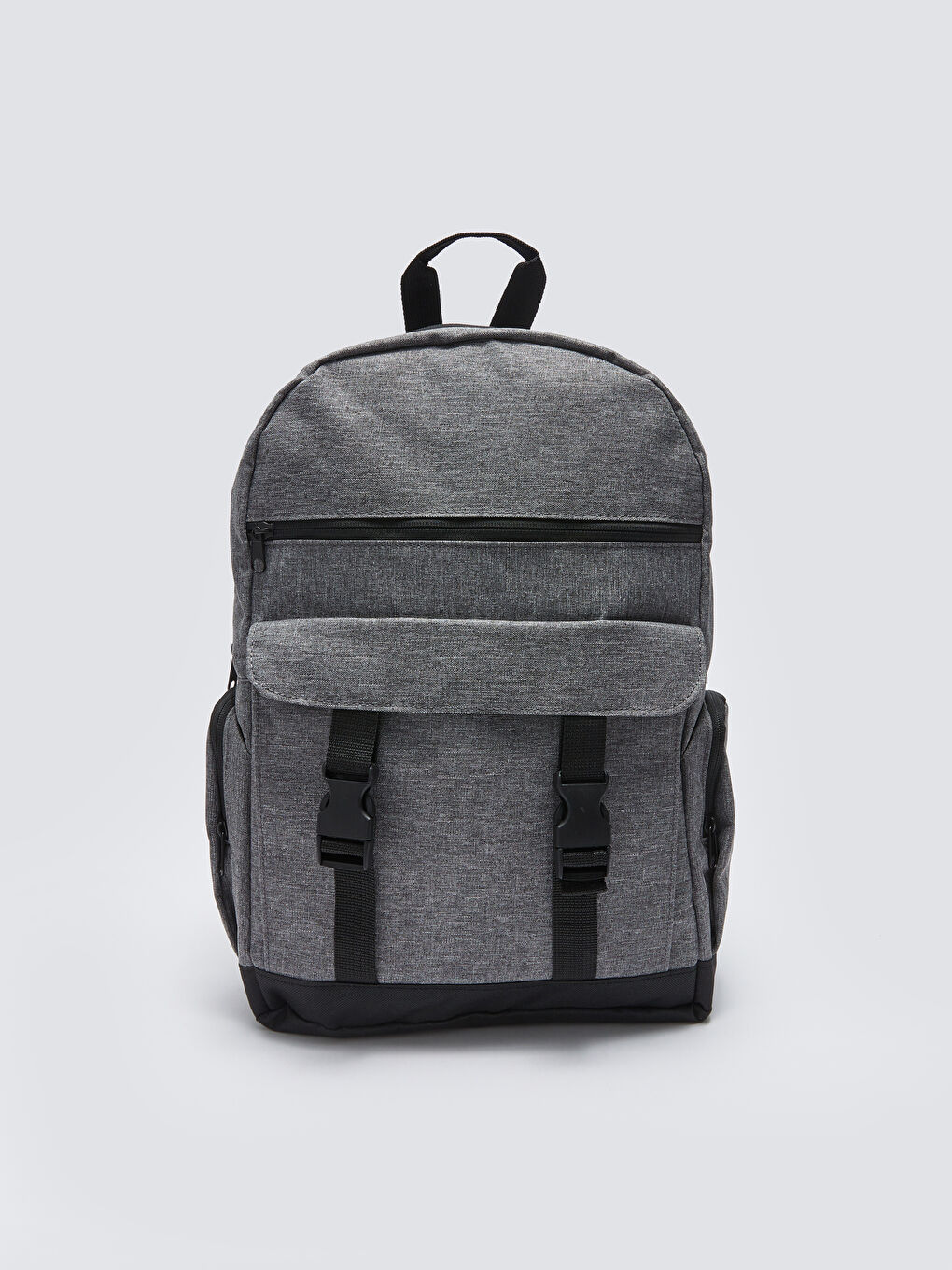 Gri Çok Bölmeli Erkek Sırt Çantası-3