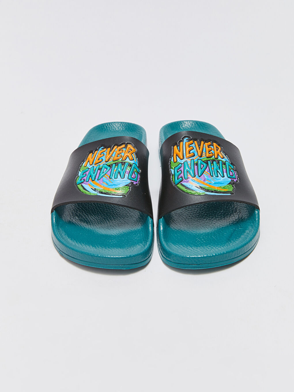 Single Strap Printed Boys' Slider-2