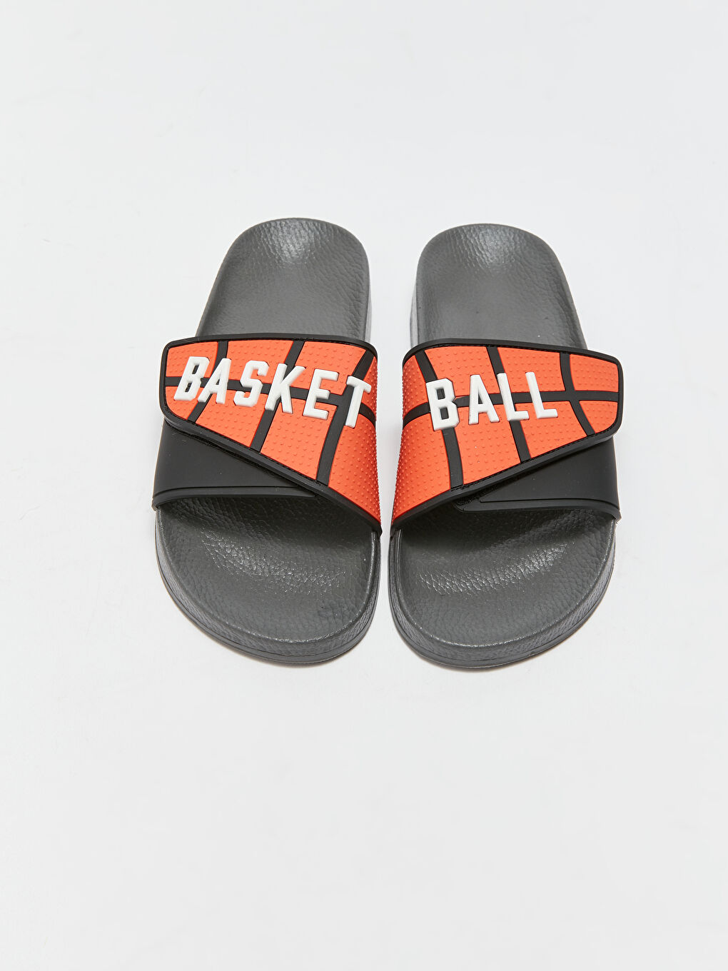 Antrasit Yazı Baskılı Erkek Çocuk Terlik-2