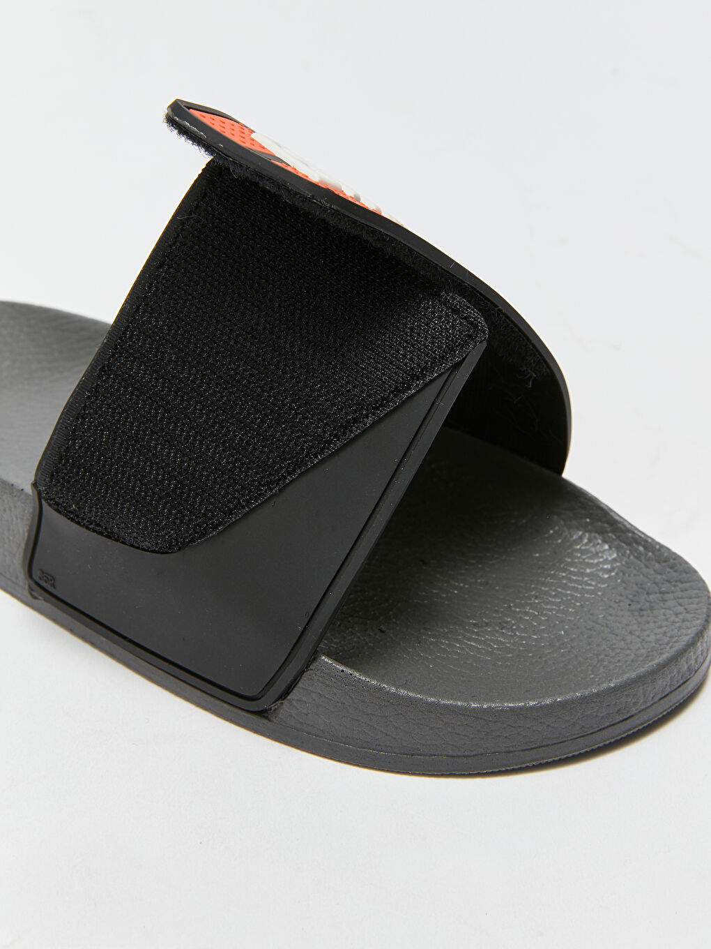 Antrasit Yazı Baskılı Erkek Çocuk Terlik-5