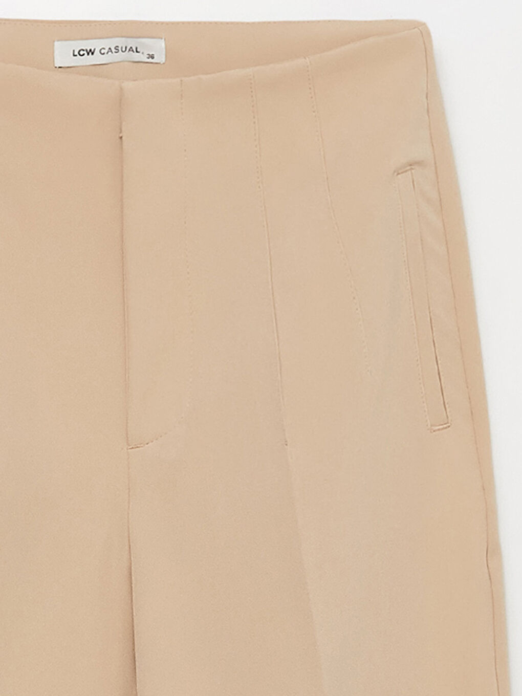 Women's Carrot Fit Plain Trousers-7