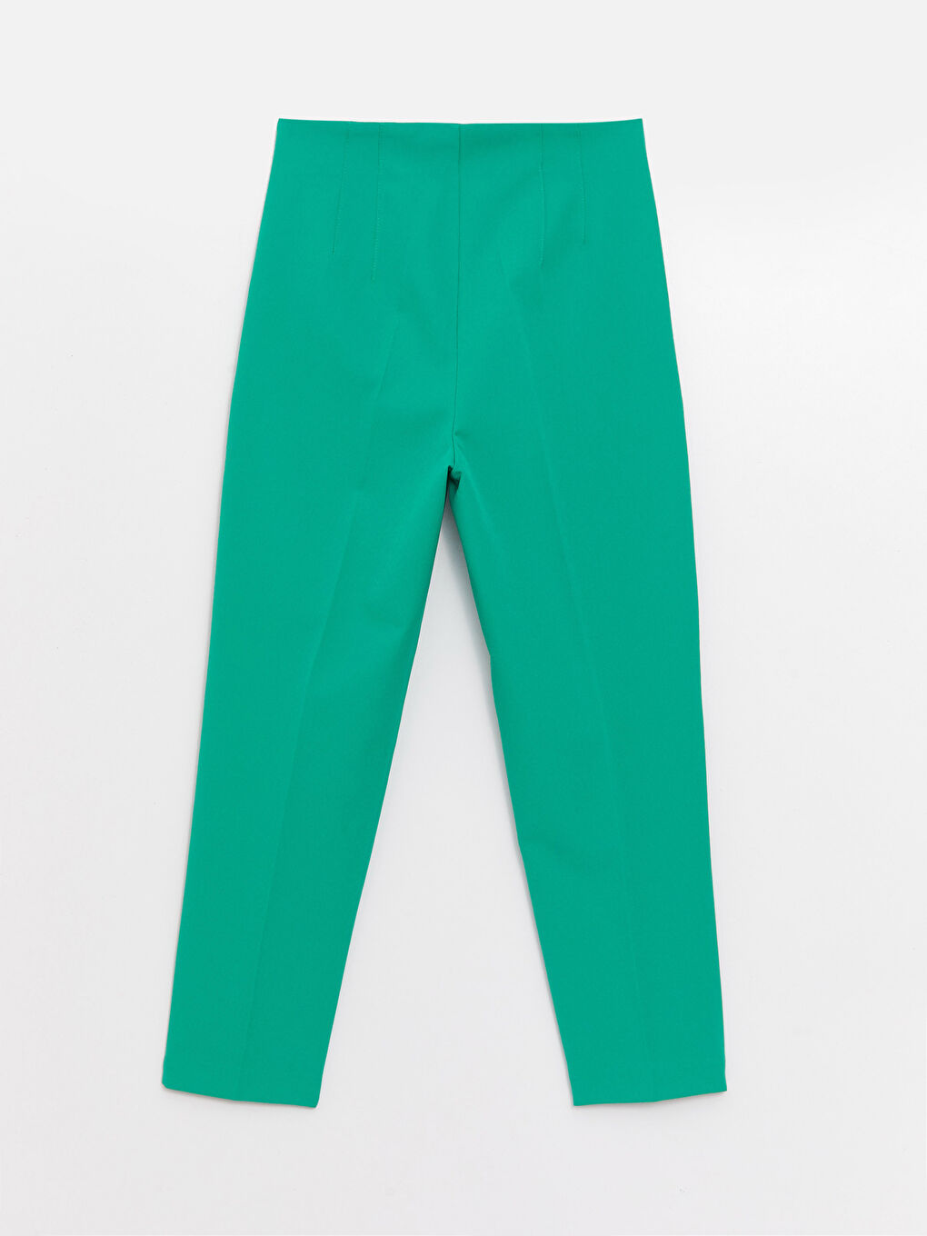 Женские Брюки Морковного Кроя Однотонные-5