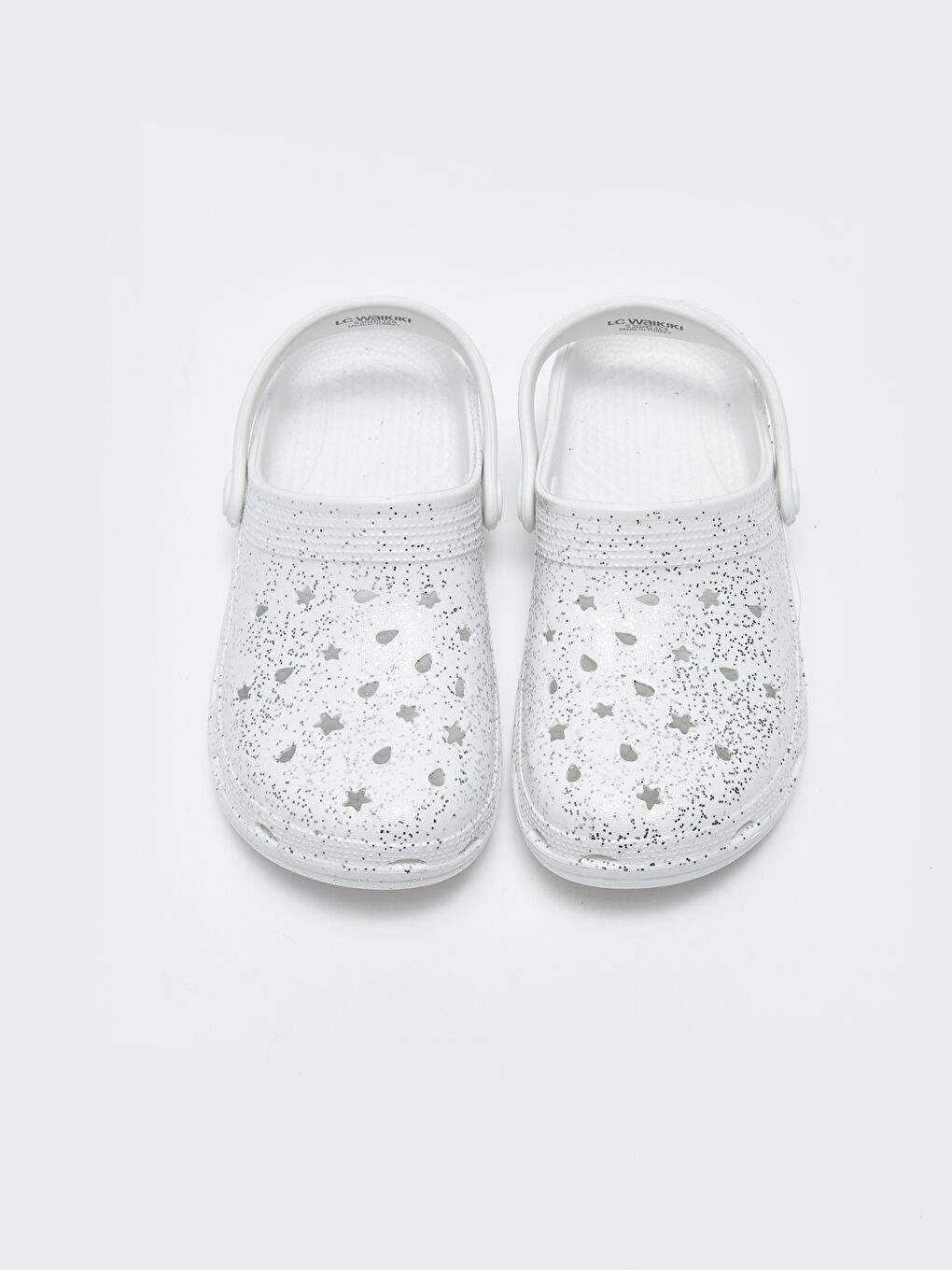 Beyaz Sim Detaylı Kız Çocuk Plaj Sandaleti-2