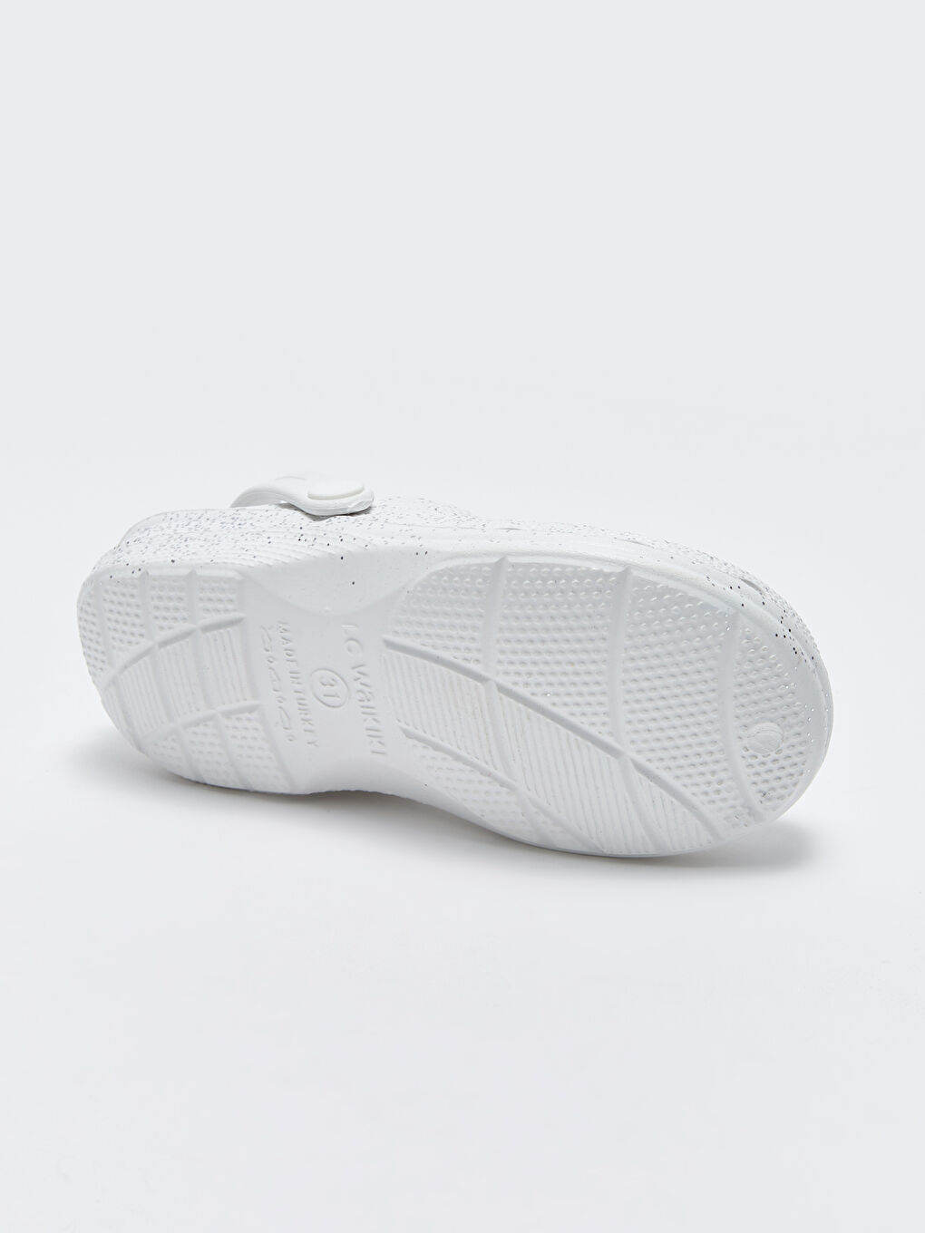 Beyaz Sim Detaylı Kız Çocuk Plaj Sandaleti-3