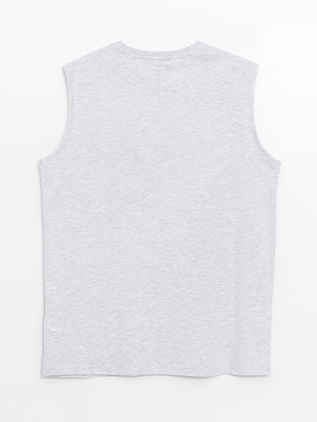 تيشيرت بدون أكمام مطبوع برقبة دائرية جيرسي للرجال-6