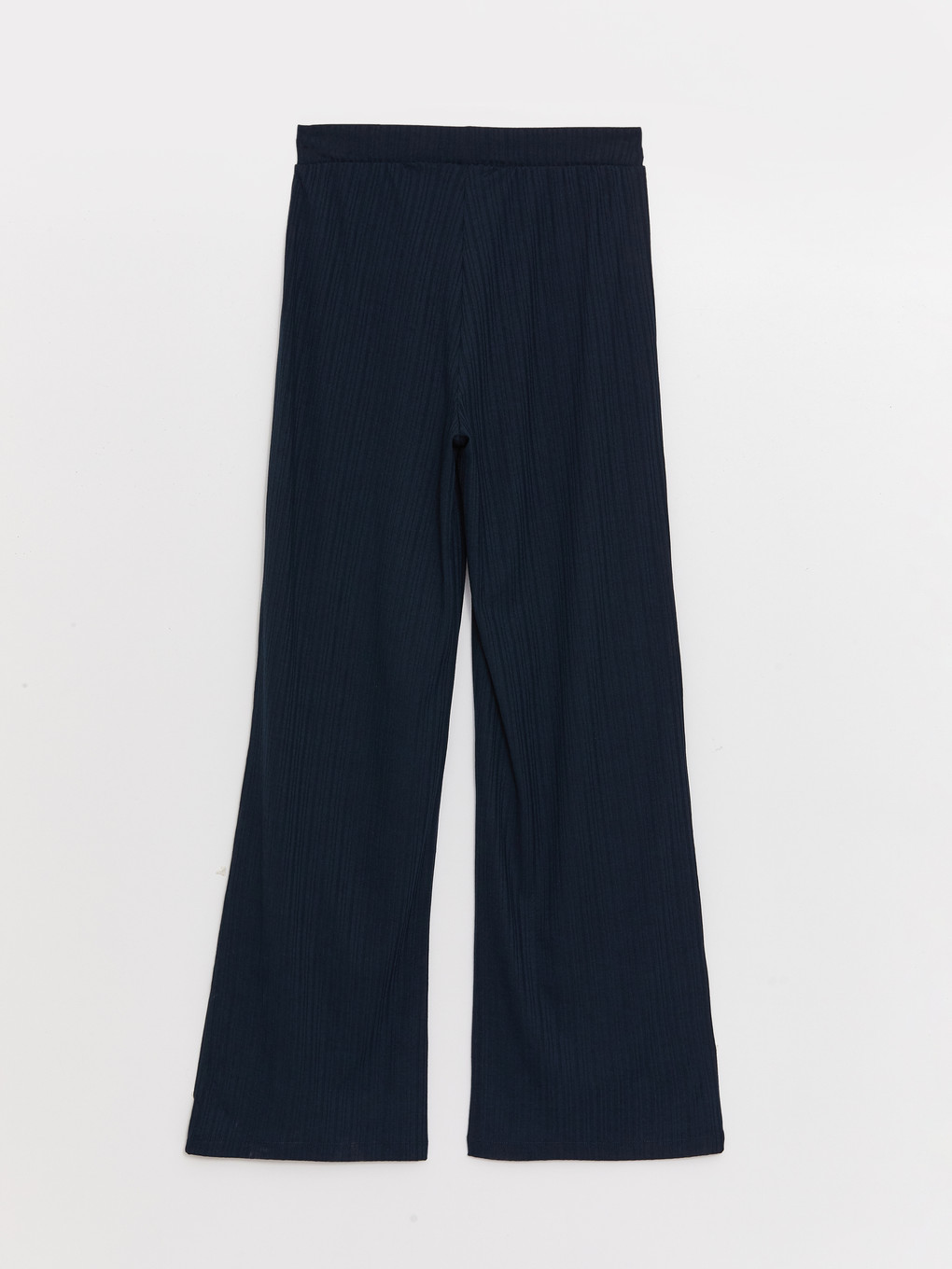 Elastic Waist Wide Leg Women's Trousers-5